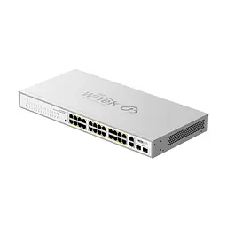 PoE-комутатор 28-портовий керований Wi-Tek WI-PCES328GFH гігабітний 24x1000Mbps PoE+, 2x1000Mbps Uplink, 2xSFP, 235W, Cloud, ONVIF (73-00255) - мініатюра 5