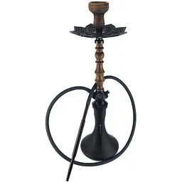 Кальян KARMA HOOKAH 1.2 Brown (Craft Black Matt) - мініатюра 2