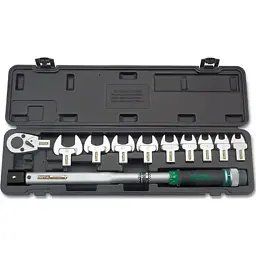 Набір Toptul з динамометричним ключем 1/2" 40-210 Nm 11 шт GAAI1101