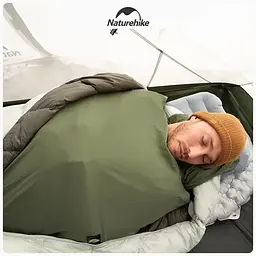 Підкладка для спального мішка Naturehike CNH22SD016, нейлон, зелена - мініатюра 5