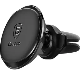 Автомобільний тримач холдер Baseus Magnetic Car Mount Phone Holder with Cable Clip Air Vent Version C40141201113-00 - мініатюра 3