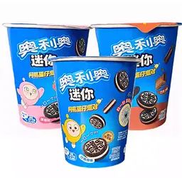 Печиво Oreo Mini Classic Original Flavor Eggy Party 55г - мініатюра 5