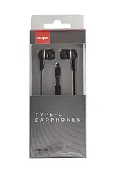 Гарнітура Ergo VM-735 Type-C Black (VM-735K) - мініатюра 2