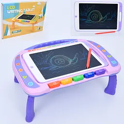 LCD планшет 2 в 1 зі стійкою, 10 дюймів, кольоровий, для малювання, у коробці (H014)