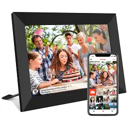Цифрова фоторамка WiFi 10 дюймів Photo Frame 32 Гб вбудована пам'ять електронна рамка для фото із сенсорним дисплеєм Б/в