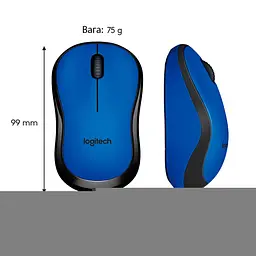 Миша Logitech M220 Silent Blue (910-004879) [83490] - мініатюра 5