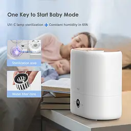 Зволожувач повітря Deerma HuXiaomidifier 4,5 L DEM-ST636 White - мініатюра 4