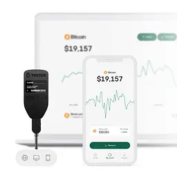 Апаратний гаманець для криптовалют Trezor Model One Чорний (B00R6MKDDE) - мініатюра 2