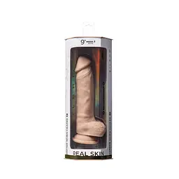 Фалоімітатор Silexd Real Skin Model 1 Size 9" 22.9 см тілесний - мініатюра 6