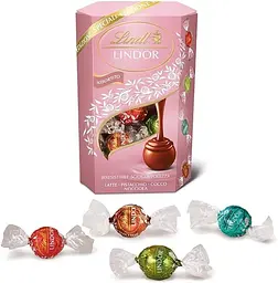 Шоколадні цукерки Lindt Lindor Assortito Latte Pistacchio Cocco Nocciola 200г - мініатюра 2