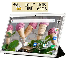 Планшет-телефон Adronix S 464 LTE Gold IPS 10.1'' 4GB/64GB + Чохол-книжка - мініатюра 2
