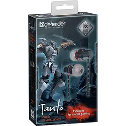 Гарнітура для смартфонів Defender Tanto чорно-сіра кабель 1.2 м (64451)