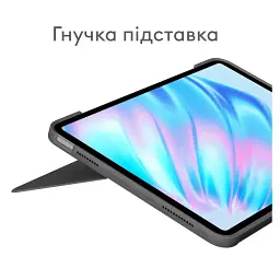 Чохол до планшета Logitech Combo Touch for iPad Air 11-inch M2 (L920-012636) - мініатюра 3
