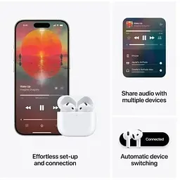 Бездротові навушники Apple AirPods 4 with Active Noise Cancellation (MXP93ZE/A) MXP93ZE/A - мініатюра 7