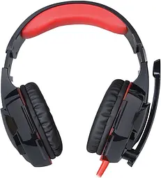 Навушники REAL-EL GDX-8000 Vibration Surround 7.1 Backlit black-red (EL124100017) - мініатюра 2