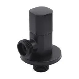 Кран приладовий кутовий Karro KR-3123-1B 1/2"х1/2" Чорний 30412