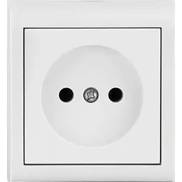 Розетка Ovivo Electric Nivo, одинарна, накладна, біла 