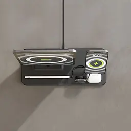 Бездротовий зарядний пристрій Zens MagSafe + Watch + iPad Wireless Charging Station Black (ZEDC21B/00) - мініатюра 4