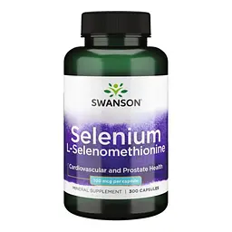 Селен Selenium L-Selenomethionine 100 mcg 300 cap