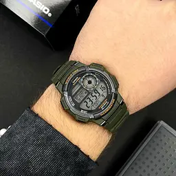 Чоловічий годинник Casio AE-1000W-3A Чорний ( AT1141-0081 ) - мініатюра 4
