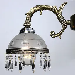 Люстра стельова Brille класична E27 60W BZ (BKL-460C/3) - мініатюра 7