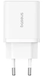 Мережевий зарядний пристрій Baseus Cube Fast Charger USB+Type-C 20W P10111403213-00 White - мініатюра 2