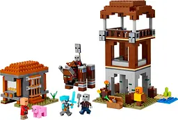 Конструктор LEGO Minecraft Аванпост розбійників та спустошувач 665 деталей (21278) - мініатюра 5