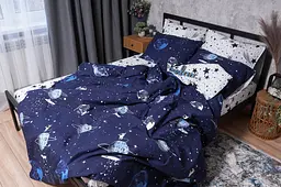 Комплект постільної білизни Moon&Star Ranforce Elite Cosmos Дитячий 110x140 см наволочки 2x50x50 см - мініатюра 5