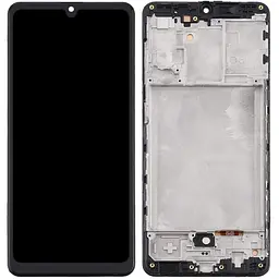 Дисплей Samsung A315 Galaxy A31 чорний, TFT (In-Cell) без функції відбитка пальця, з рамкою