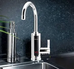 Водонагрівач проточної води Dеlimano rx-011 електричний кран з дисплеєм LCD змішувач з підігрівом води - мініатюра 4