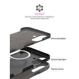 Чохол до мобільного телефона Armorstandart ICON2 MagSafe Apple iPhone 16 Stone Grey (ARM81311) - мініатюра 6