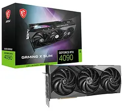 Відеокарта MSI RTX 4090 24GB GAMING X SLIM TRIO (RTX 4090 GAMING X SLIM 24G) (GDDR6X, 384 bit, PCI-E v4.0 x16) FR - мініатюра 6
