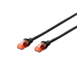 Патч-корд Digitus CAT 6 UTP, 0.25м, AWG 26/7, Cu, LSZH, чорний (DK-1617-0025/BL)