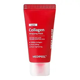 Маска-плівка для звуження пор з колагеном Red Lacto Collagen Wrapping Mask MINI MEDI-PEEL 15 мл