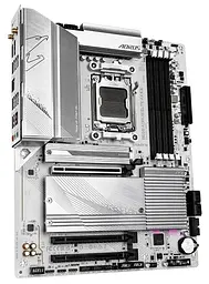 Материнська плата AM5 Gigabyte B650 AORUS ELITE AX ICE, B650, 4xDDR5, Int.Video (CPU), 4xSATA3, 3xM.2, 1xPCI-E 4.0 x16, 2xPCI-E 3.0 x16, Realtek 7.1, Realtek 2.5Gb, WiFi 6E, Bluetooth 5.3, 10xUSB3.2/6xUSB2.0, HDMI/DP, ATX - мініатюра 3