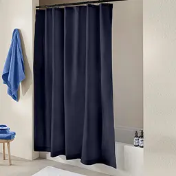 Шторка для душу та ванної з кільцями 180х180 DENIM COSAS (4822052436455) - мініатюра 3