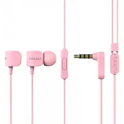 Дротові навушники Remax RM-502 3.5 mm 1.2 m Pink - мініатюра 2