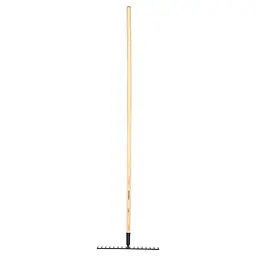 Граблі Fiskars Solid з дерев'яною ручкою 16 зубців (1011600) - мініатюра 2