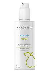 Лубрикант Wicked Sensual Care на водній основі з ароматом та смаком Груші 70 ml