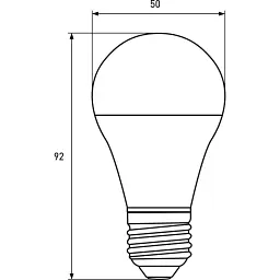 Світлодіодна лампа Eurolamp LED Ecological Series, А50, 7W, E27, 3000K (LED-A50-07273(P)) - мініатюра 4