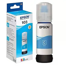 Чорнила Epson для L3100/3110/3150 Cyan(103) (C13T00S24A) - мініатюра 1