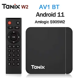 Tanix W2 4/64Gb Amlogic S905W2, Смарт ТВ приставка медіаплеєр 4K HDR, налаштування Android ATV 11 у подарунок, YouTube та фільми без реклами (Tanix W2 4/64Gb) - мініатюра 2