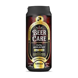 Гель для душу Beer Care Зволоження з аргініном 2 в 1 400 мл (4820164642009)