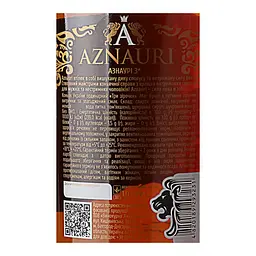 Упаковка коньяку Aznauri 3 зірки 40% 6 л (1 л х 6 шт.) - мініатюра 5