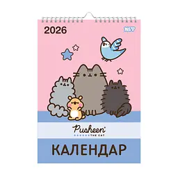Календар-планер А3 настінний 2026 Yes 270269 Pusheen (1/20)