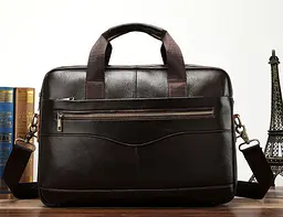 Чоловіча шкіряна сумка Vintage 40х29,5х7 см sum0012312 - мініатюра 3