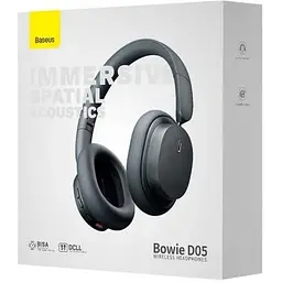 Навушники Baseus Bowie D05 Wireless Headphones до 70 годин темно-сірі NGTD020213 - мініатюра 8