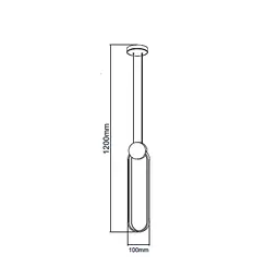 Світлодіодна люстра Horoz Electric ALWAYS 12W чорна - мініатюра 2