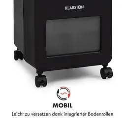 Охолоджувач повітря Klarstein Cooler Rush 3-в-1 132 м³/година Чорний (10035825) - мініатюра 3