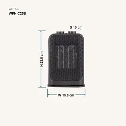 Тепловентилятор WETAIR WFH-C25B - мініатюра 4